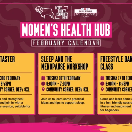 Women's Health Hub February Calendar