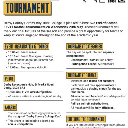 Football and Education - End of Season Tournament