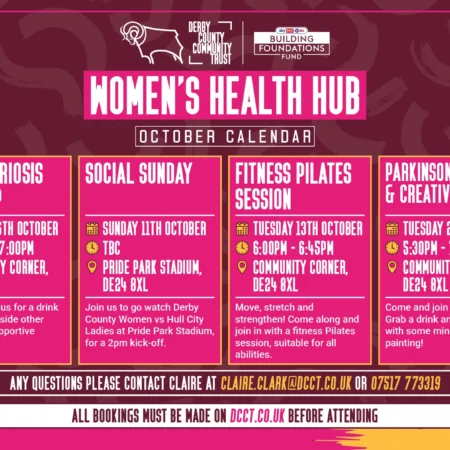 Women's Health Hub October Calendar